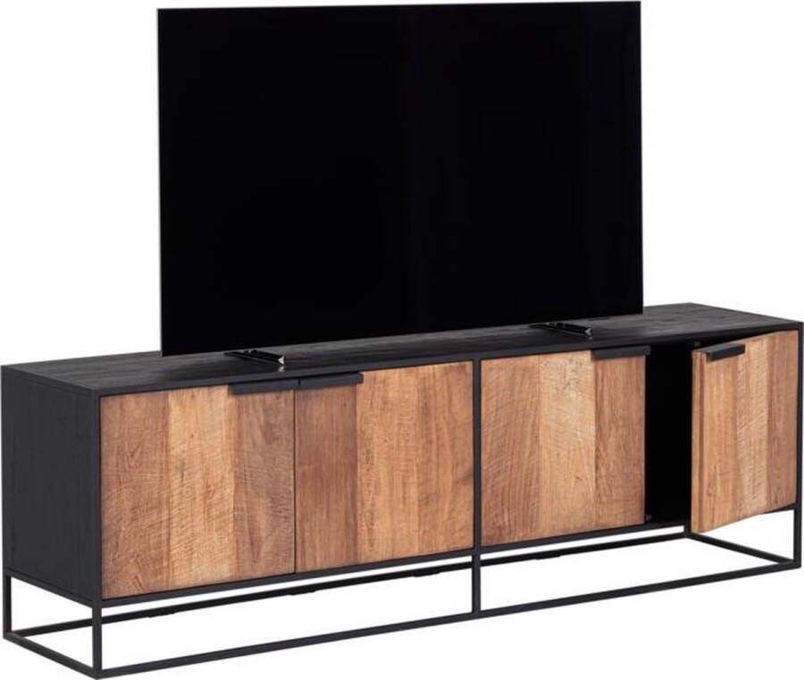 DTP Home TV wall element dresser Cosmo 4 doors 56x180x40 cm recycled teakwood