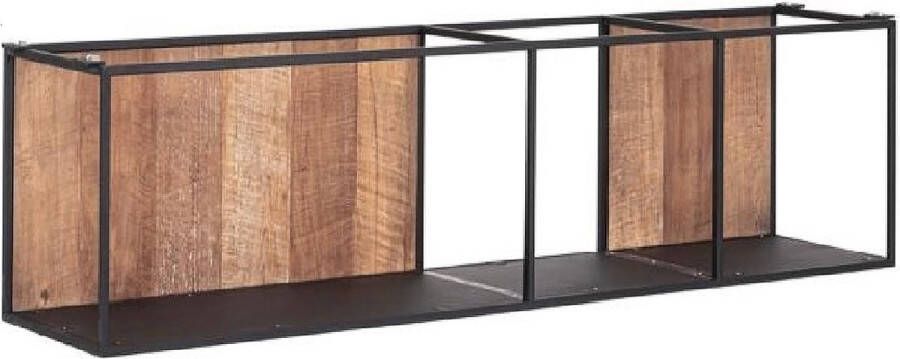 DTP Home TV wall element hanging rack Cosmo 43x180x40 cm recycled teakwood
