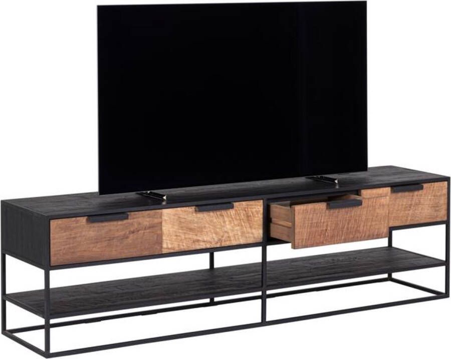 DTP Home TV wall element TV stand Cosmo 4 drawers 50x180x40 cm recycled teakwood - Foto 1