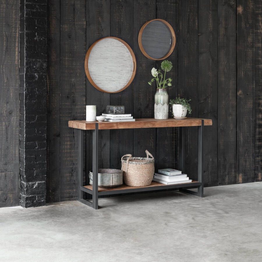 DTP Home Console table Beam 78x140x40 cm 6 cm recycled teakwood top - Foto 3