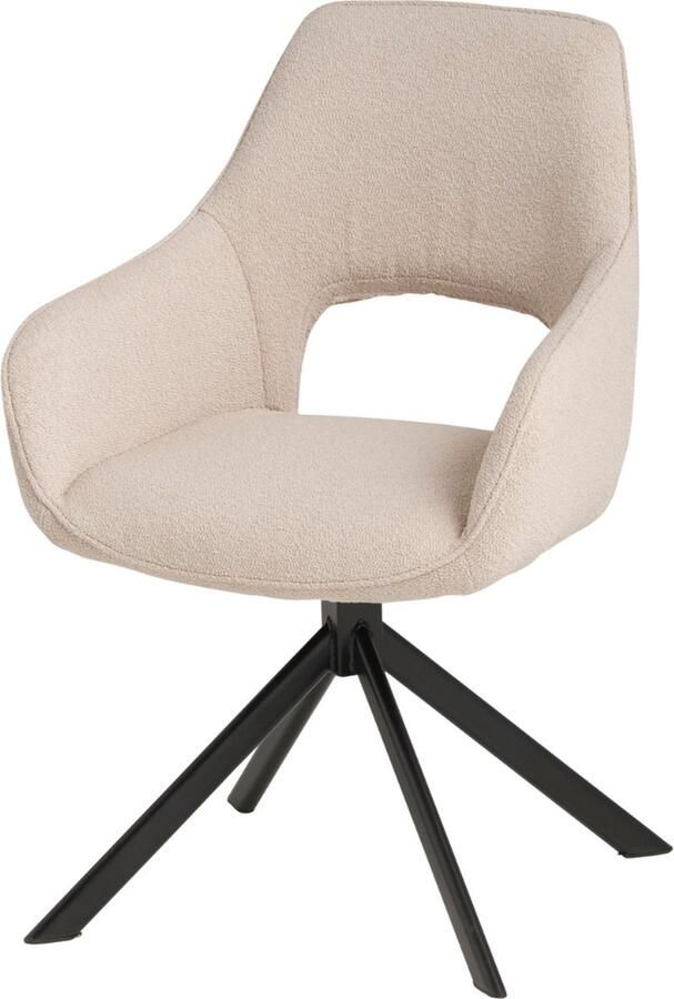 Dulaire Design Eetkamerstoel Wit set van 6