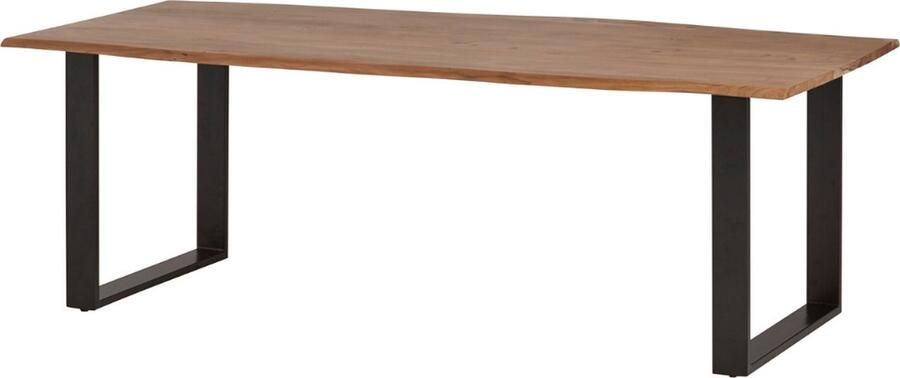 Dulaire Eettafel Boomstam Hout Metaal Industrieel 180 cm
