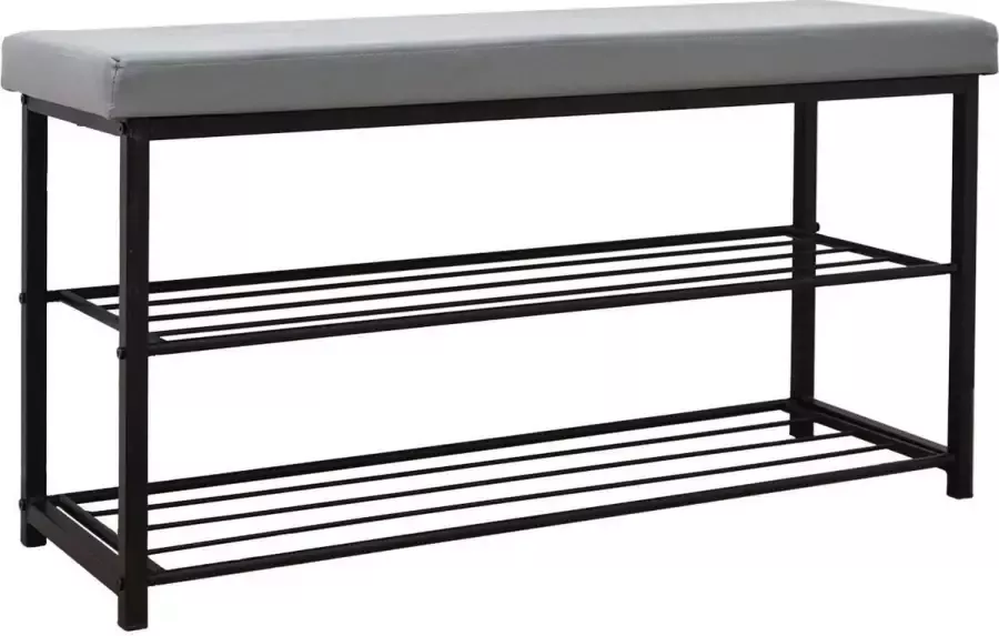 DuneDesign Schoenenrek 96x32 5x51cm schoenlegbank open schoenlegbank