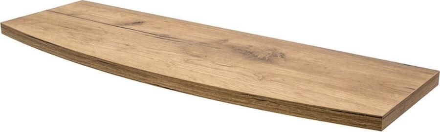 Duraline Gebogen Wandplank XS2 Eiken 18mm 60x20cm