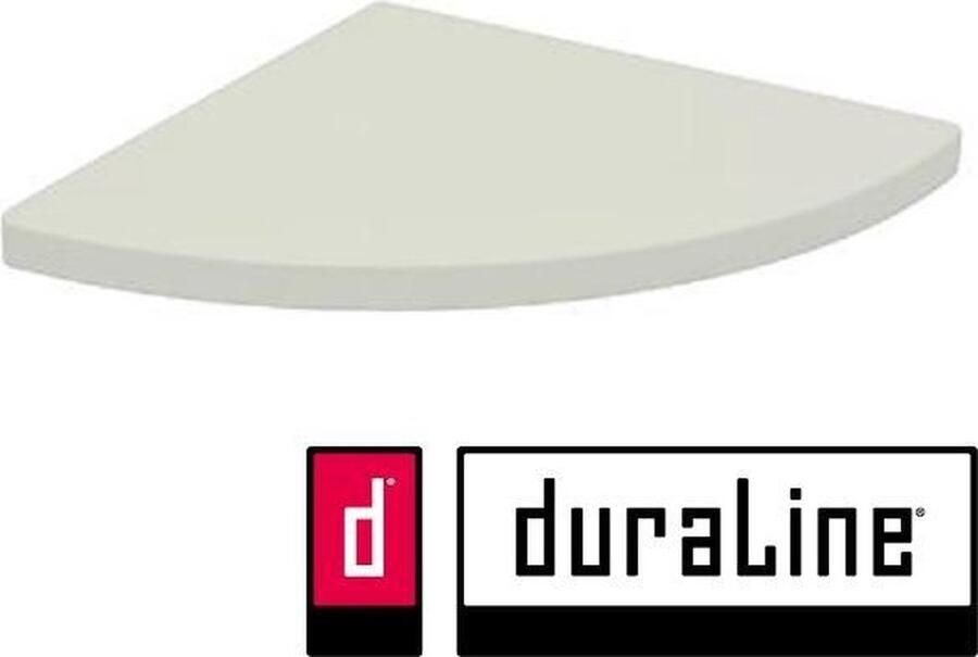 Duraline wandplank hoek warmwit