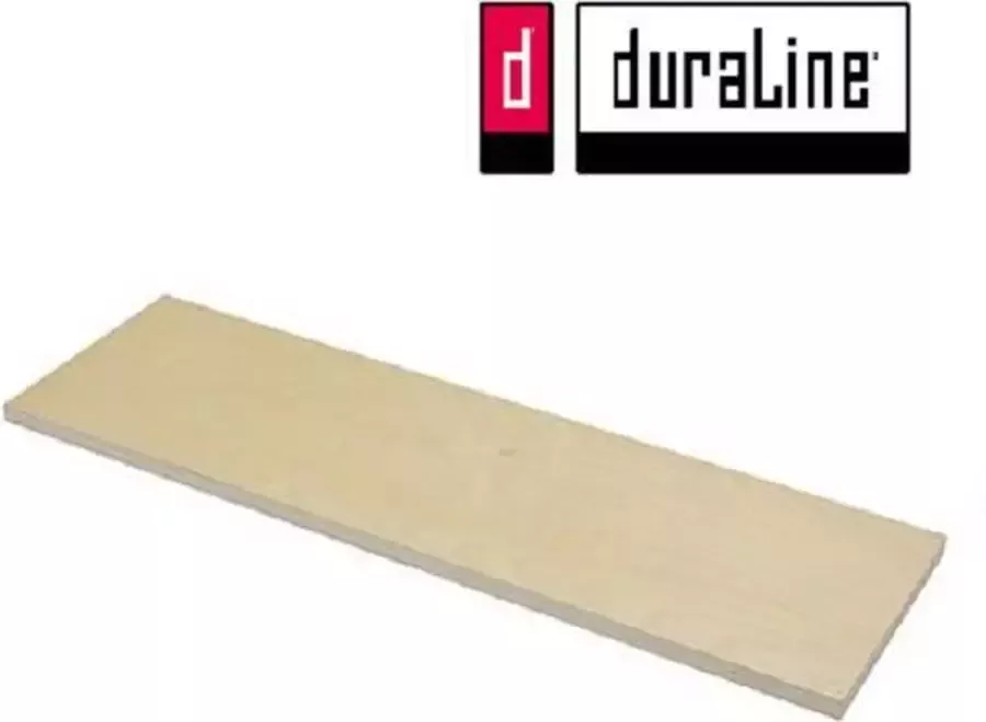 Duraline wandplank '4xSXS2' spaanplaat 1 8 x 80 x 23 5 cm