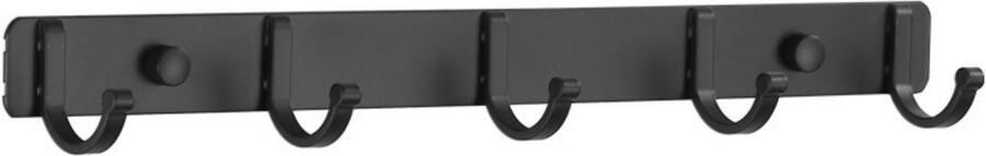 Dussdote Haak Kapstok Wandkapstok Met 5 Haken Voor Slaapkamer Kantoor Zwart