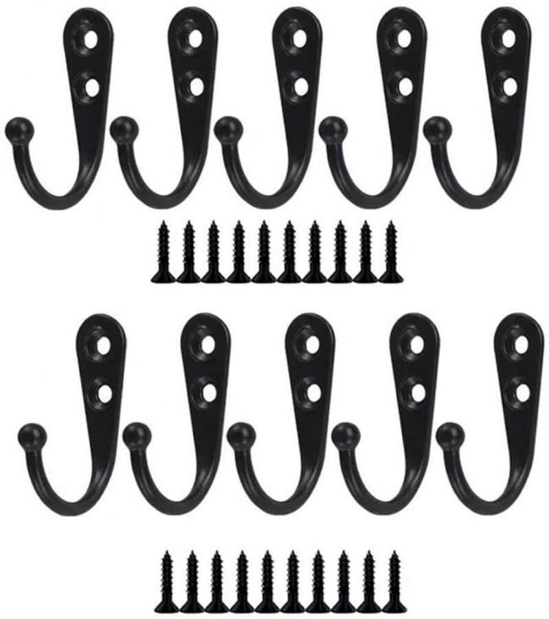 Dussdote Haken Jashaken Waterdicht Multifunctioneel Geschikt voor Slaapkamer Badkamer Kledingkast 20 stuks