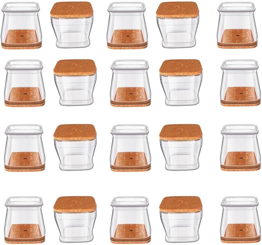 Dussdote Stoelpoothoezen Slijtvast Herbruikbaar Voor thuis school kantoor 20 stuks