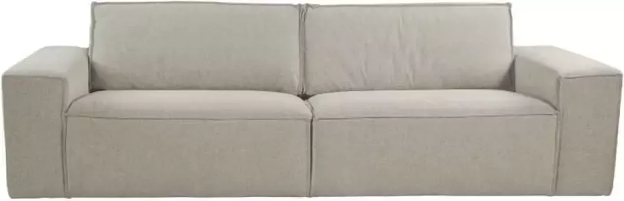 Dutch by HomingXL 3-zits bank Marken Bjorn grof geweven beige 24 2 48 mtr breed
