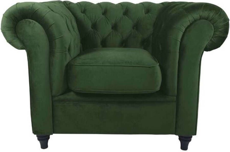 Dutch by HomingXL Fauteuil Giethoorn Kronos fluweel groen 14