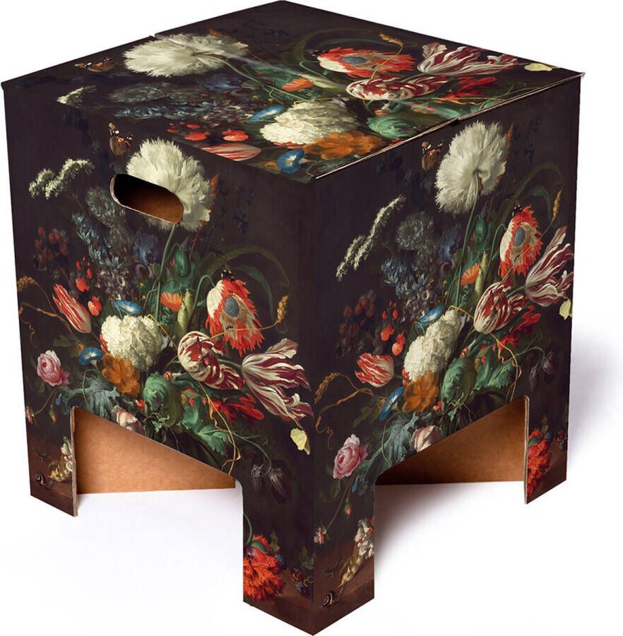 Dutch Design Brand Dutch Design Chair kartonnen krukje Bloemen Stilleven 17e eeuw Flowers