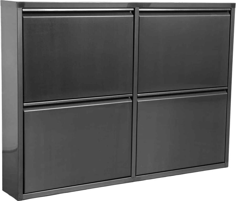Dutch furniture Schoenenkast Met 2+2 Laden Transparant
