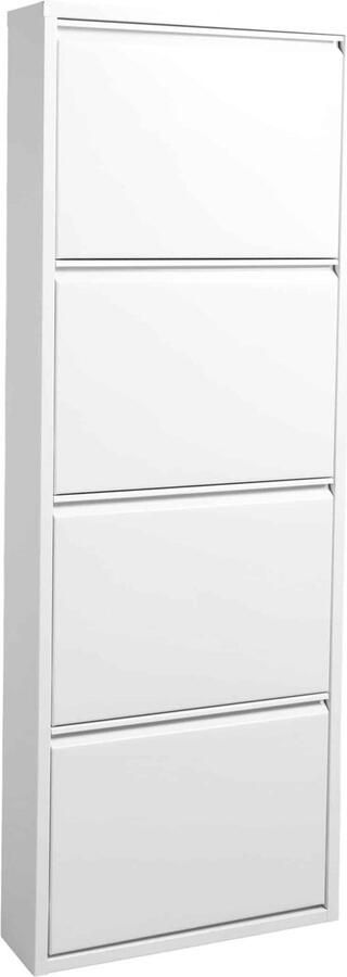 Dutch furniture Schoenenkast Met 4 Laden Wit