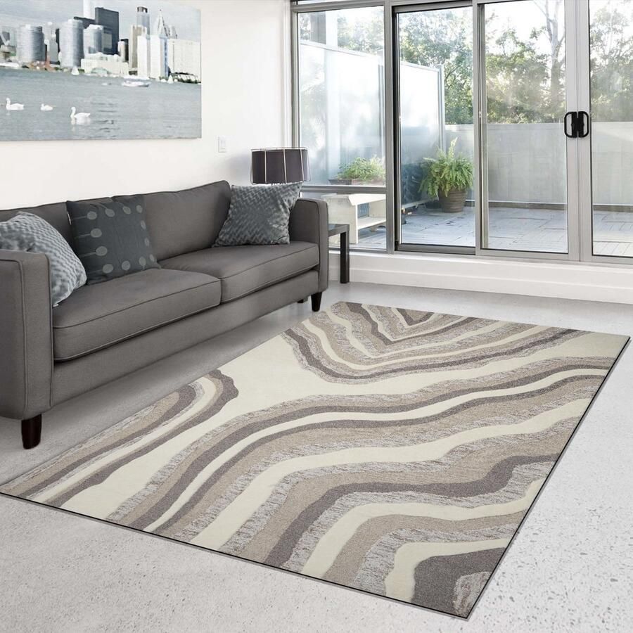 Dutch Lifestyle Abasca Wol Jute Vloerkleed Beige