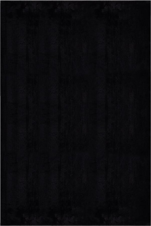 Dutch Lifestyle New Touch Zwart- Polyester Vloerkleed Zwart