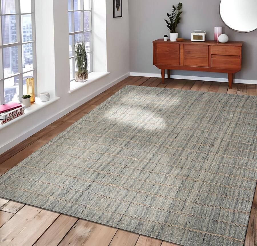 Dutch Lifestyle Urban Gridline Wol Vloerkleed Multicolor