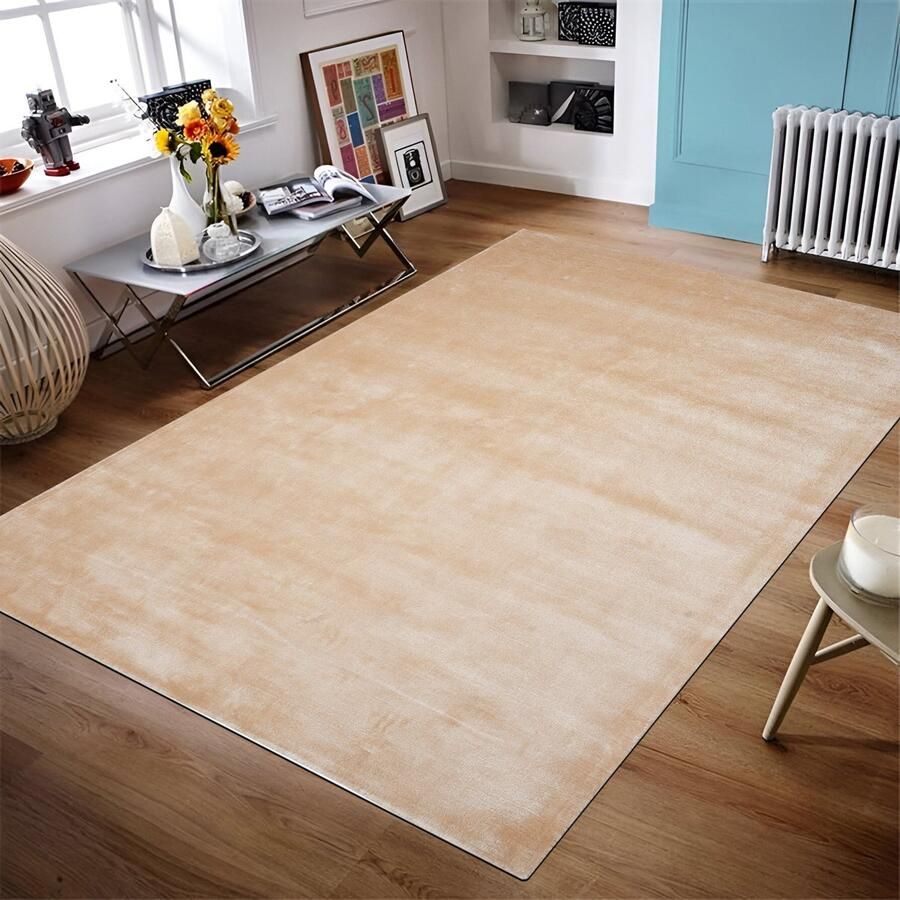 Dutch Lifestyle Vanessa Beige Viscose Vloerkleed Beige