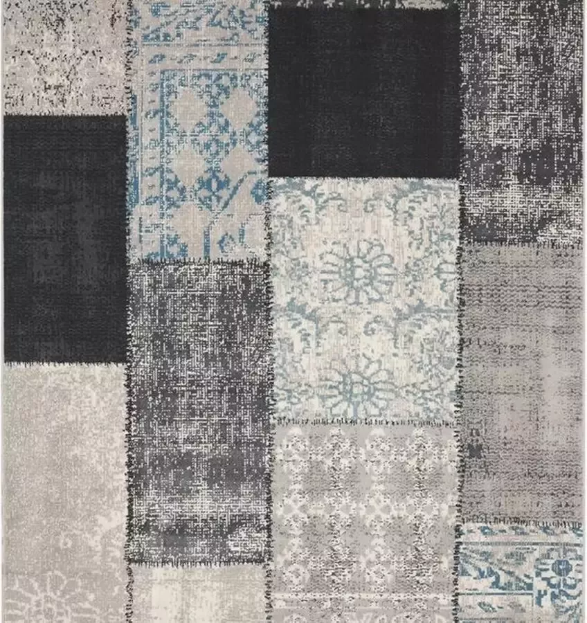 Dutch-lifestyle Vloerkleed Milano zwart blauw 160x230cm