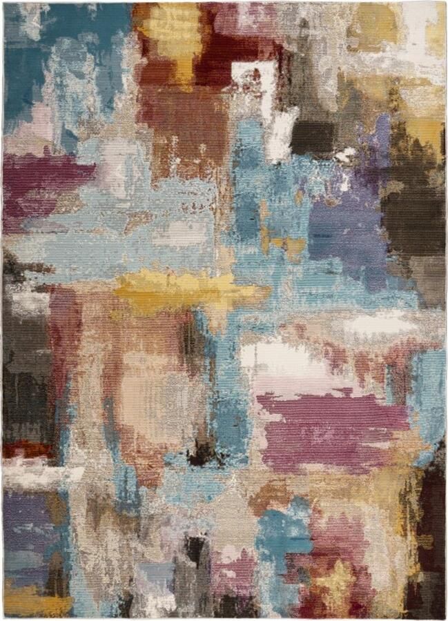 Dutch XXL Picasso Laagpolig Vloerkleed Multi Hoogwaardige Kwaliteit 133x190 cm - Foto 6