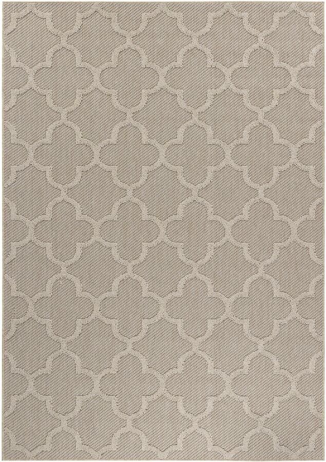 Dutch XXL Buitenkleed Patara Geometrisch Beige 120x170 cm Buitentapijt Tuintapijt - Foto 2