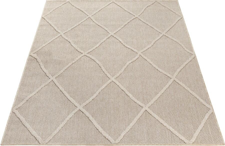 Dutch XXL Buitenkleed Patara Geometrisch Beige 240x340 cm Buitentapijt Tuintapijt - Foto 6