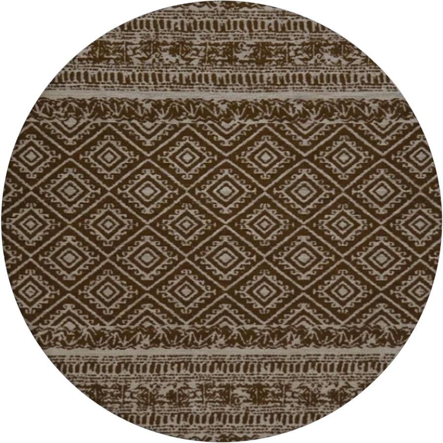 Dutch XXL Buitenkleed Sunny Ruiten Bruin 80x150 cm Buitentapijt Tuintapijt