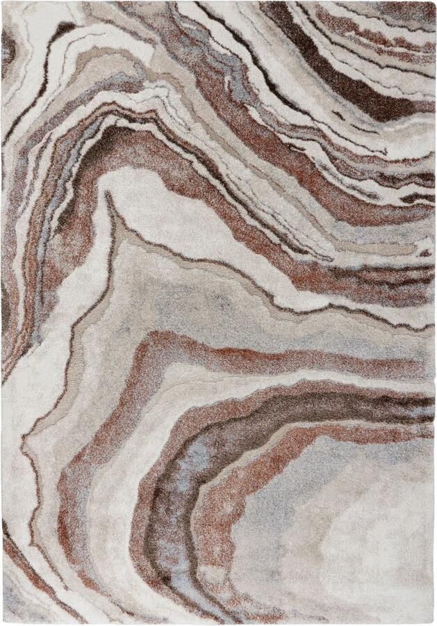 Dutch XXL Hoogpolig Vloerkleed Tapijt Firenze Geoden Terra 80x300 cm