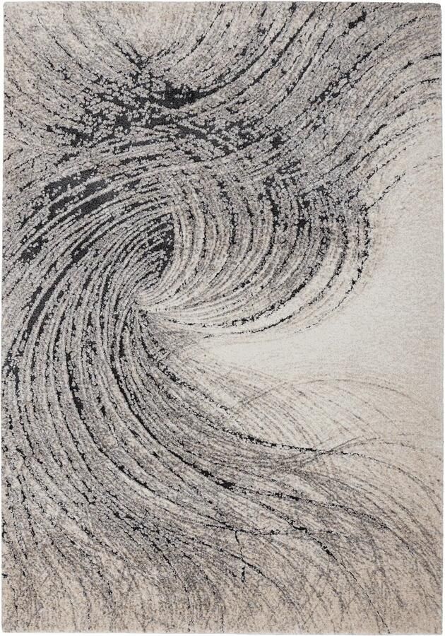 Dutch XXL Hoogpolig Vloerkleed Tapijt Firenze Lijnen Grijs 120x170 cm