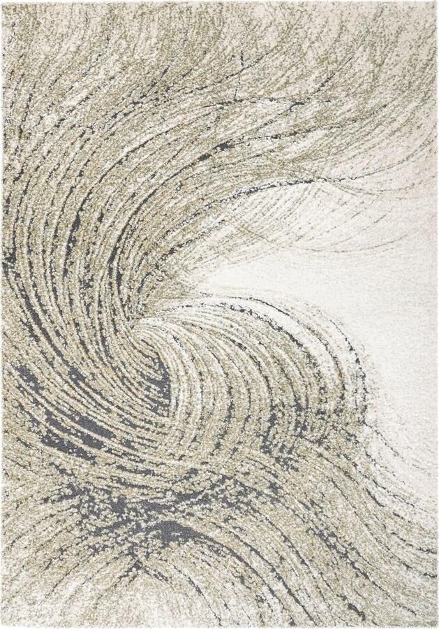 Dutch XXL Hoogpolig Vloerkleed Tapijt Firenze Lijnen Groen 140x200 cm