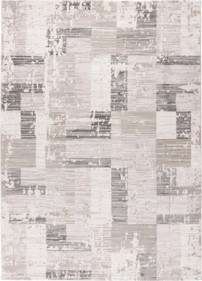 Dutch XXL Lyon Laagpolig Vloerkleed Silver Hoogwaardige Kwaliteit 160x230 cm