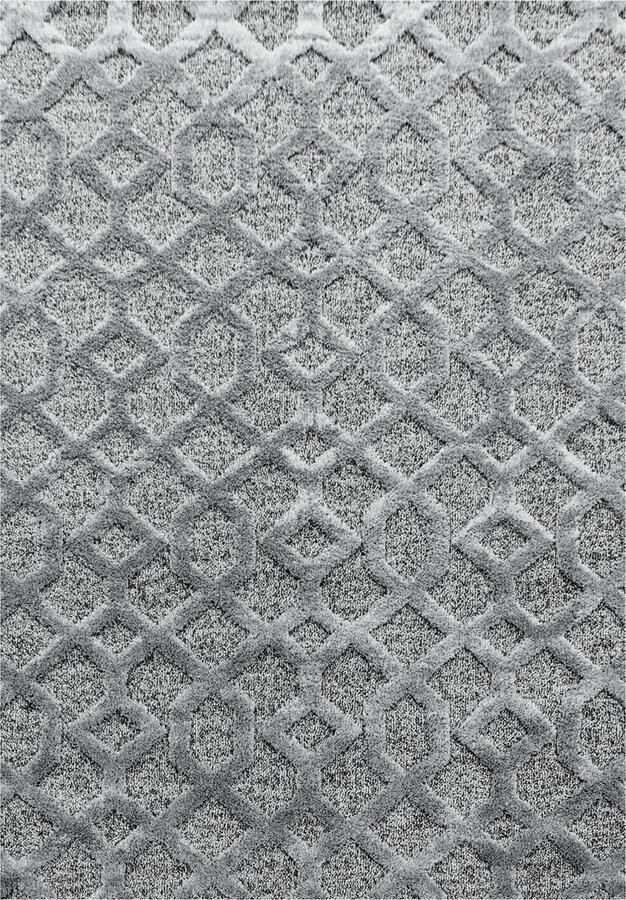 Dutch XXL Pisa Hoogpolig Vloerkleed Grey Verfijnde Kwaliteit 80x150 cm - Foto 2