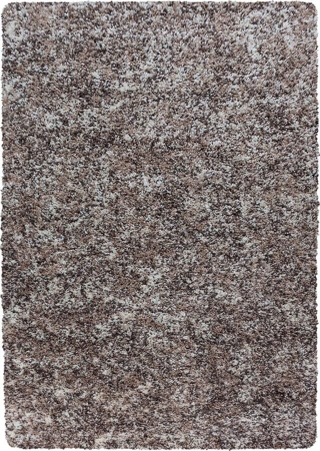 Dutch XXL Hoogpolig Vloerkleed Tapijt Shaggy Enjoy Beige 140x200 cm