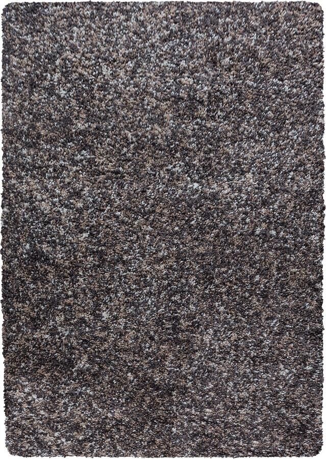 Dutch XXL Hoogpolig Vloerkleed Tapijt Shaggy Enjoy Taupe 140x200 cm