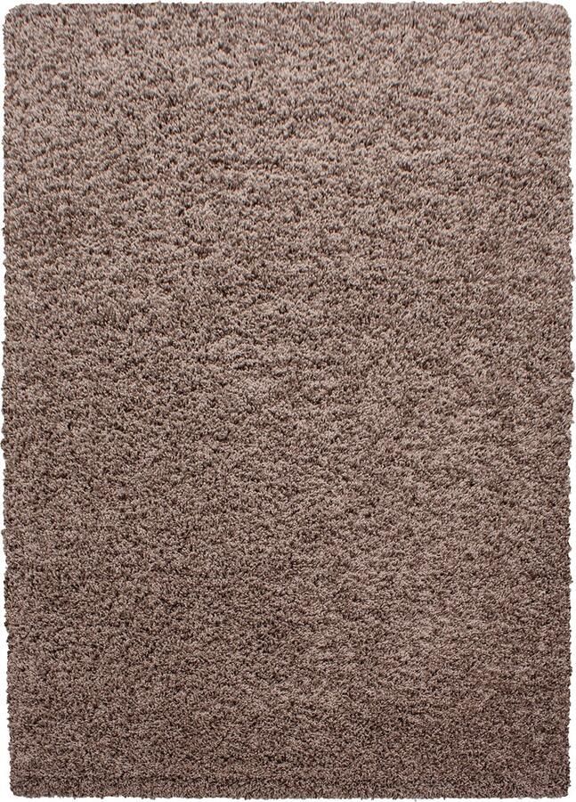 Dutch XXL Shaggy Life Hoogpolig Vloerkleed Mocca Verfijnde Kwaliteit 160x230 cm