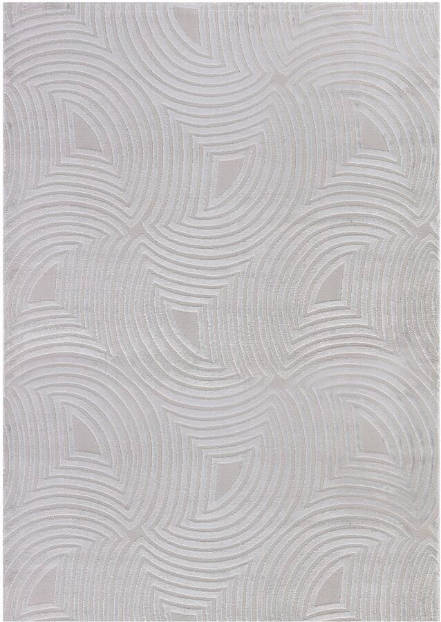 Dutch XXL Sahara Hoogpolig Vloerkleed Silver Verfijnde Kwaliteit 80x250 cm