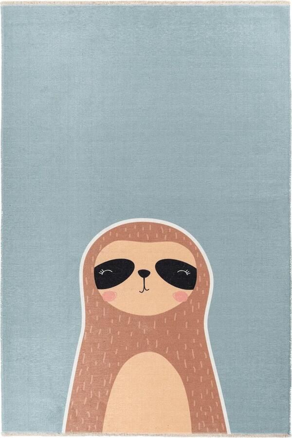 Dutch XXL Kindervloerkleed Tapijt Joanna Luiaard Multikleur 115x170 cm