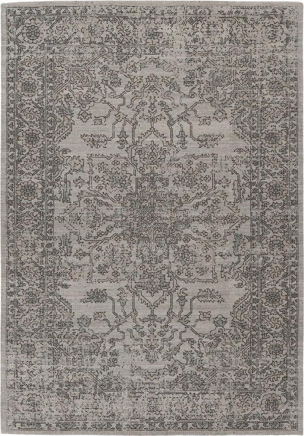 Dutch XXL Klassiek Vloerkleed Tapijt Perry Ornamenteel Groen Taupe 160x230 cm