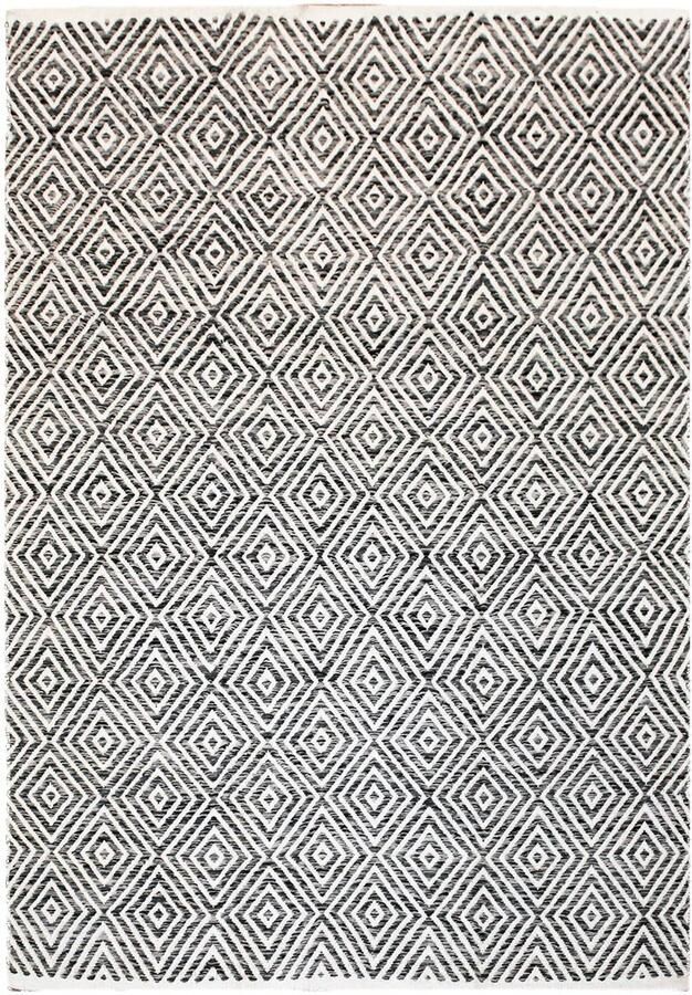 Dutch XXL Laagpolig Vloerkleed Tapijt Aperitif Diamanten Grijs 120x170 cm