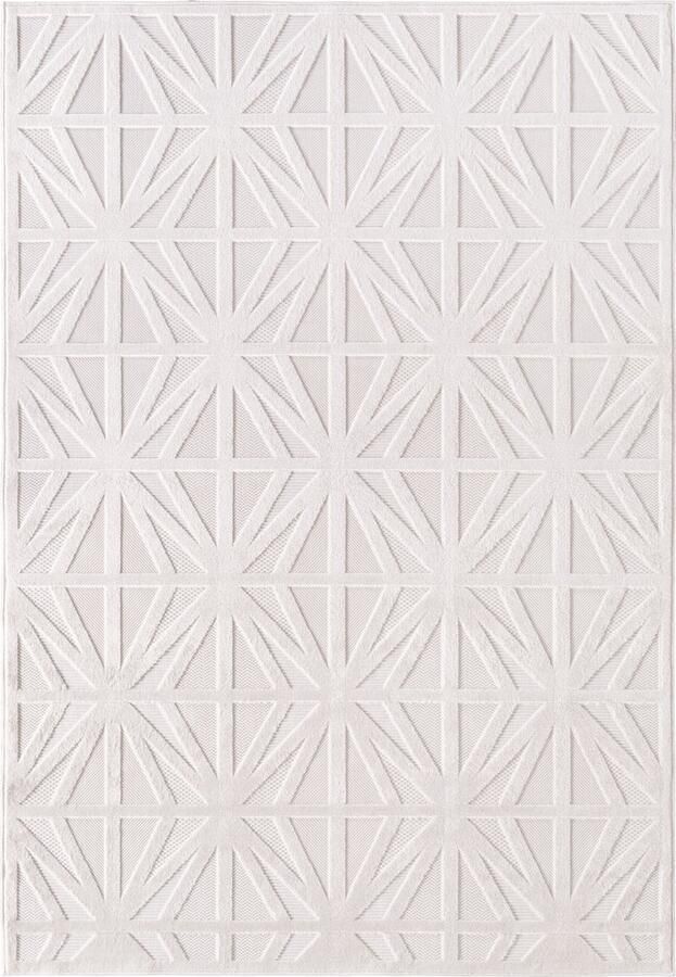 Dutch XXL Doha Laagpolig Vloerkleed Cream Verfijnde Kwaliteit 160x230 cm