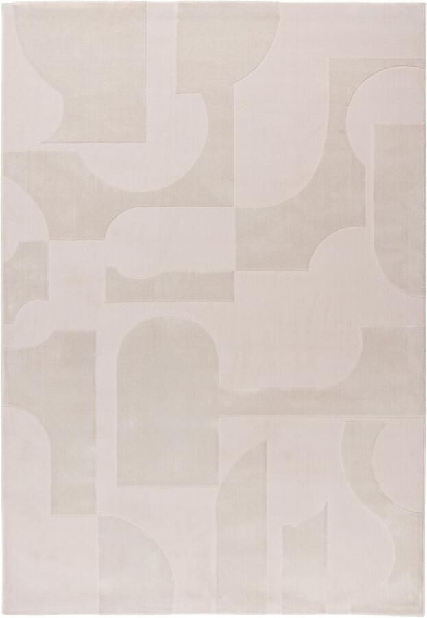 Dutch XXL Elif Hoogpolig Vloerkleed Beige Hoogwaardige Kwaliteit 160x230 cm