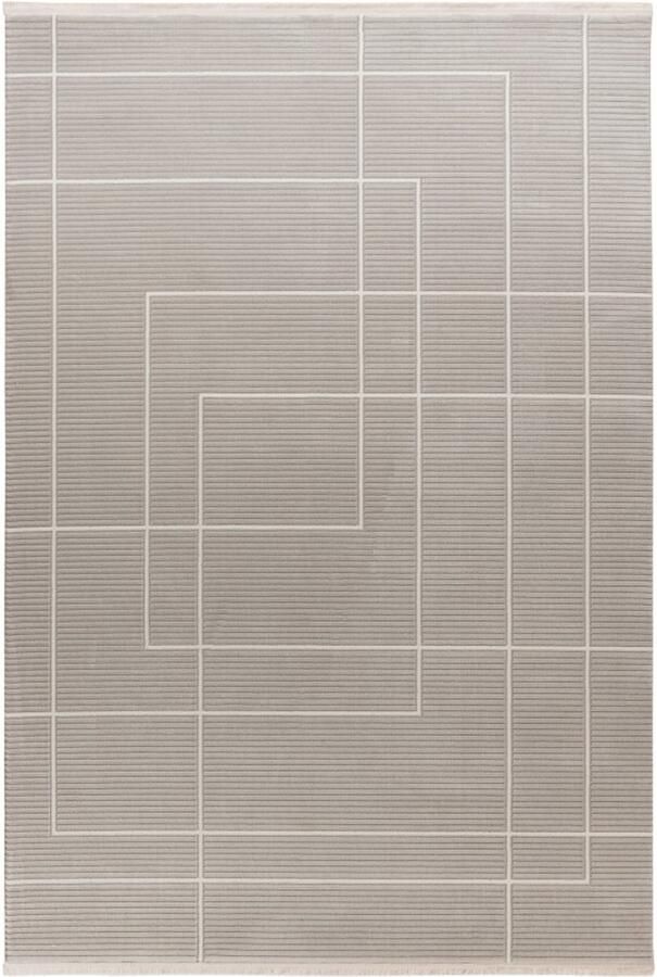 Dutch XXL Elif Hoogpolig Vloerkleed Silver Hoogwaardige Kwaliteit 120x170 cm - Foto 5