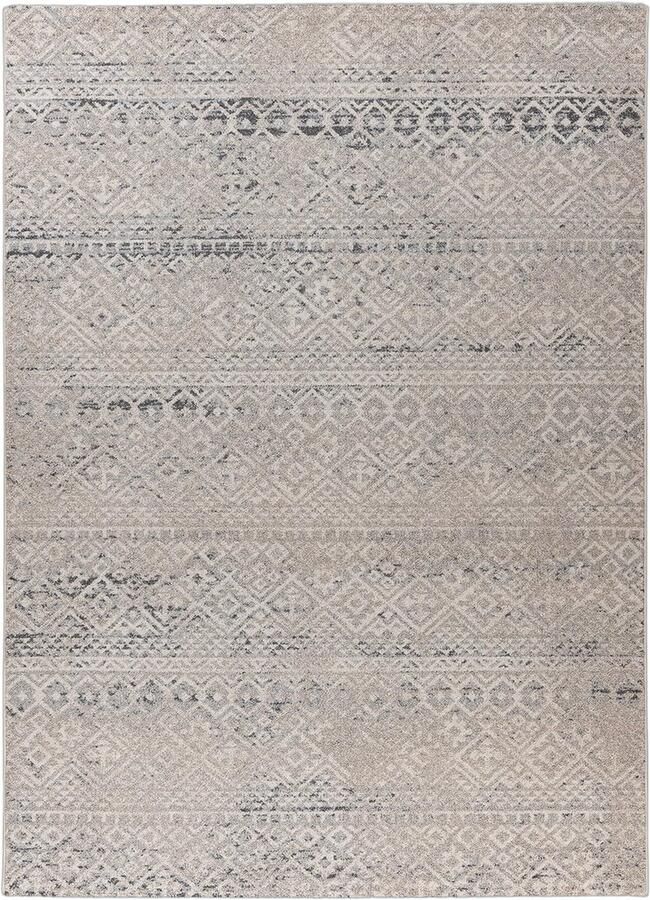 Dutch XXL Modern Vloerkleed Tapijt Gene Etnisch Beige Blauw 160x230 cm