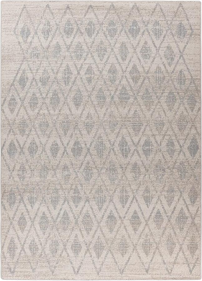 Dutch XXL Modern Vloerkleed Tapijt Gene Ruiten Beige Blauw 120x170 cm