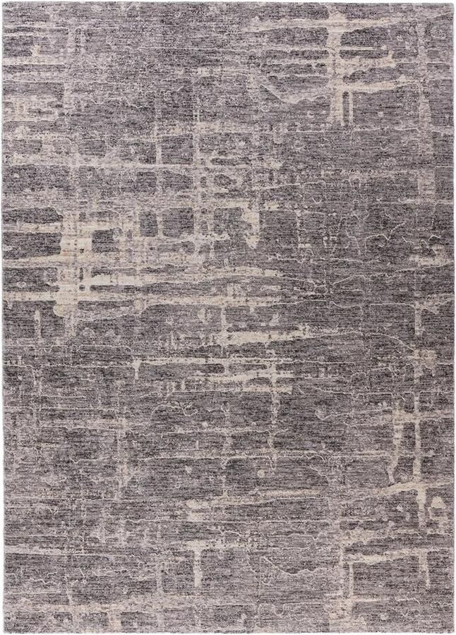 Dutch XXL Modern Vloerkleed Tapijt Jaka Abstract Grijs 160x230 cm