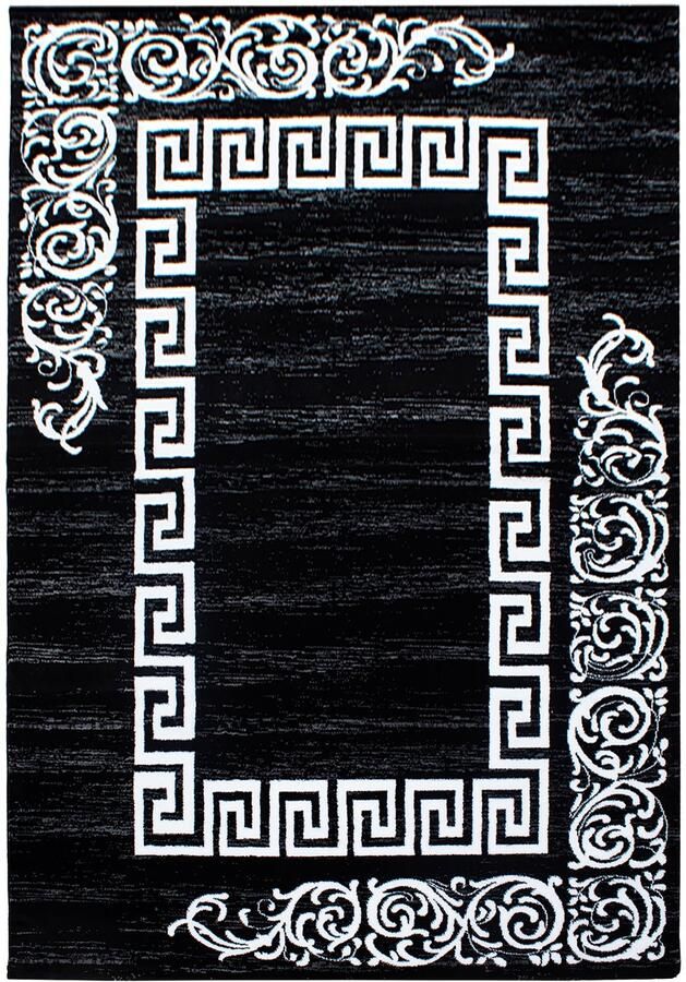 Dutch XXL Miami Hoogpolig Vloerkleed Black Verfijnde Kwaliteit 240x340 cm