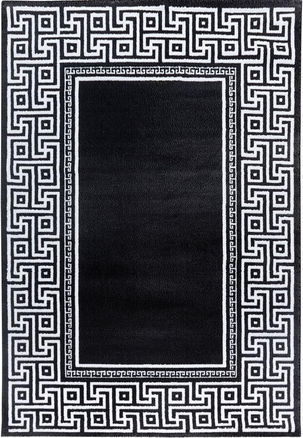 Dutch XXL Parma Hoogpolig Vloerkleed Black Verfijnde Kwaliteit 240x340 cm