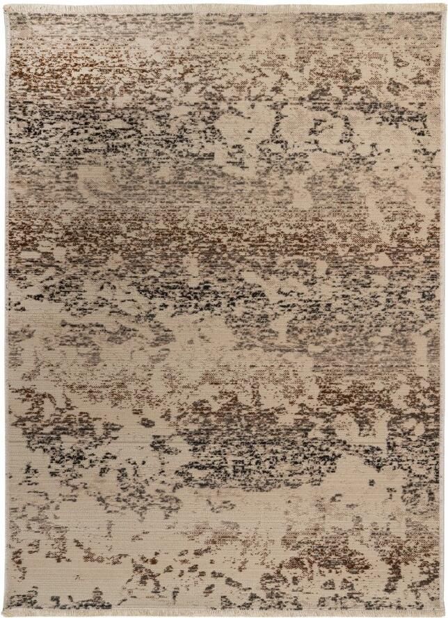 Dutch XXL Oosters Vloerkleed Tapijt Charin Abstract Beige 80x150 cm