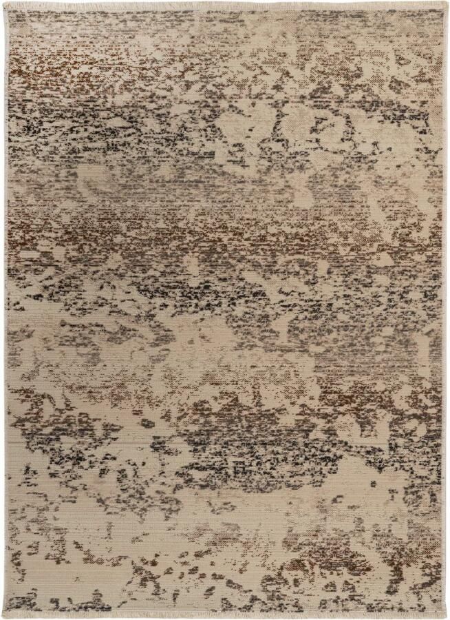 Dutch XXL Oosters Vloerkleed Tapijt Charin Abstract Beige 160x230 cm