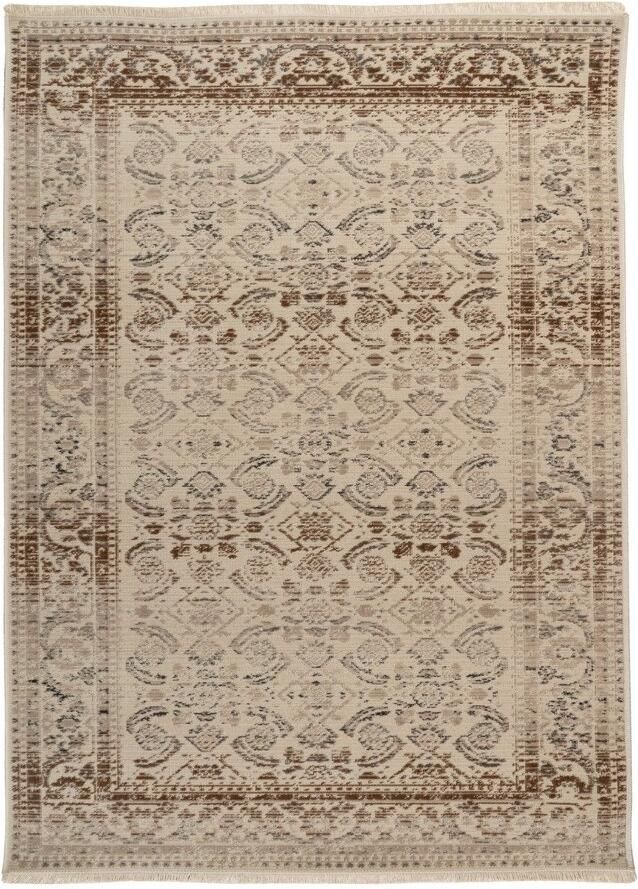Dutch XXL Oosters Vloerkleed Tapijt Charin Ornamenteel Beige 120x180 cm
